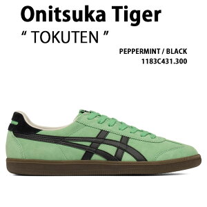 Onitsuka Tiger �I�j�c�J�^�C�K�[ �X�j�[�J�[ TOKUTEN �V���[�Y �g�N�e�� �X�G�[�h MINT BLACK �~���g �u���b�N �����Y ���f�B�[�X 1183C431.300