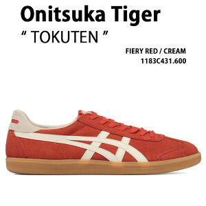 Onitsuka Tiger �I�j�c�J�^�C�K�[ �X�j�[�J�[ TOKUTEN �V���[�Y �g�N�e�� �X�G�[�h RED CREAM ���b�h �N���[�� �����Y ���f�B�[�X 1183C431.600