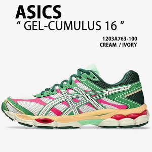 asics �A�V�b�N�X �X�j�[�J�[ GEL-CUMULUS 16 CREAM IVORY 1203A763-100 �V���[�Y �Q���L�������X16 �N���[�� �A�C�{���[ �����j���O�V���[�Y ���b�V�� �����Y ���f�B�[�X