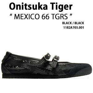 Onitsuka Tiger �I�j�c�J�^�C�K�[ ���f�B�[�X �X�j�[�J�[ MEXICO 66 TGRS BLACK 1182A705.001 �V���[�Y ���L�V�R66�^�C�K�[�X �u���b�N �p���v�X �����p