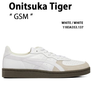 Onitsuka Tiger �I�j�c�J�^�C�K�[ �X�j�[�J�[ GSM WHITE 1183A353.137 �V���[�Y �W�[�G�X�G�� �z���C�g �����Y ���f�B�[�X �j���p �����p