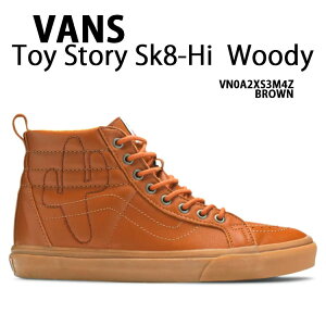 VANS �o���Y �V���[�Y �g�C�X�g�[���[ �E�b�f�B Toy Story Sk8-Hi Reissue PT Woody VN0A2XS3M4Z �X�P�[�g�n�C���V���[ BROWN �E�b�f�B�̌C �R���{ �A���f�B�̃l�[������
