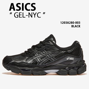 asics �A�V�b�N�X �X�j�[�J�[ GEL-NYC 1203A280-003 �V���[�Y �Q��NCY ���[�e�N�X�j�[�J�[ �N�b�V������ BLACK �u���b�N �����Y ���f�B�[�X