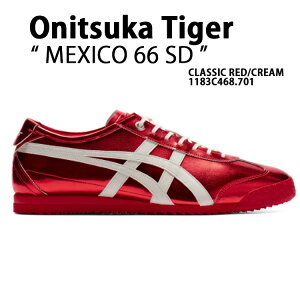 Onitsuka Tiger �I�j�c�J�^�C�K�[ �X�j�[�J�[ MEXICO 66 SD CLASSIC RED CREAM 1183C468.701 �V���[�Y ���L�V�R �N���b�V�b�N���b�h �N���[�� �V���v�� ���^���b�N �� ���U�[ �{�v�X�j�[�J�[ �E�B�����Y