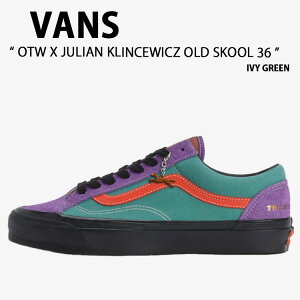 VANS �o���Y �V���[�Y OTW X JULIAN KLINCEWICZ OLD SKOOL 36 IVY GREEN VN000DC0IVG OTW × �W�����A���E�N�����X�E�B�b�N�X �I�[���h�X�N�[�� 36 �A�C�r�[ �O���[�� ���[�e�N�V���[�Y ���[�e�N�X�j�[�J�[ �����Y