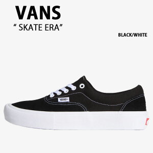 VANS �o���Y �V���[�Y SKATE ERA BLACK WHITE VN000ECRBA2 �X�P�[�g �G�� �u���b�N �z���C�g �j���p �����p
