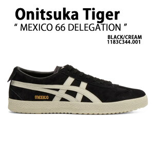 �y���Ԍ���I�G���g���[�Ń|�C���g20�{�zOnitsuka Tiger �I�j�c�J�^�C�K�[ �X�j�[�J�[ MEXICO 66 DELEGATION BLACK CREAM 1183C344.001 �V���[�Y ���L�V�R �f���Q�[�V���� �u���b�N �N���[�� �V���v�� ���U�[ 