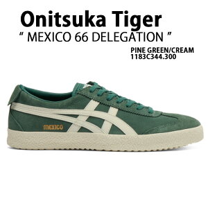 �y�G���g���[�Ń|�C���g20�{�I�zOnitsuka Tiger �I�j�c�J�^�C�K�[ �X�j�[�J�[ MEXICO 66 DELEGATION PINE GREEN CREAM 1183C344.300 �V���[�Y ���L�V�R �f���Q�[�V���� �p�C���O���[�� �N���[�� �V���v�� ���U�[