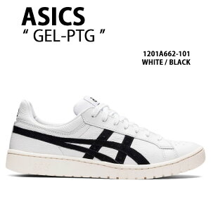 ASICS �A�V�b�N�X �X�j�[�J�[ GEL-PTG 1201A662-101 �V���[�Y �Q��PTG ���X�j�[�J�[ ���U�[�A�b�p�[ �X�G�[�h WHITE BLACK �����Y ���f�B�[�X
