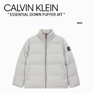 Calvin Klein JoNC _EWPbg ESSENTIAL DOWN PUFFER JACKET BEIGE CK GbZV_Ept@[WPbg S x[W Y J323229 PEE