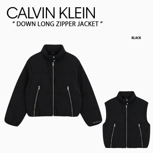 Calvin Klein JoNC fB[X _EWPbg W'S DOWN LONG ZIPPER JACKET _EOWbp[WPbg fB[X_E BLACK J222320BEH