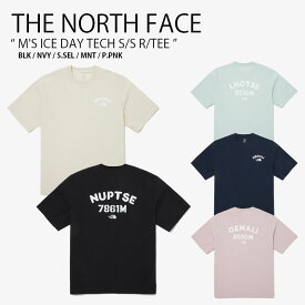 THE NORTH FACE ノースフェイス Tシャツ M'S ICE DAY TECH S/S R/TEE アイス デイ テック ショートスリーブ ラウンドネック ティーシャツ 半袖 カットソー ロゴ カジュアル ストリート メンズ レディース 男性用 女性用 男女共用 NT7UQ02A/B/C/D/E【中古】未使用品