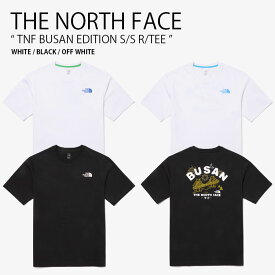 THE NORTH FACE ノースフェイス Tシャツ TNF BUSAN EDITION S/S R/TEE プサン エディション ショートスリーブ ラウンドネック ティーシャツ 半袖 カットソー ロゴ カジュアル ストリート アウトドア メンズ レディース 男性用 女性用 男女共用 NT7UQ42A/B/C【中古】未使用品