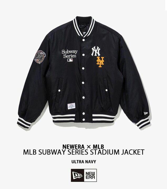 楽天市場】NEWERA ニューエラ スタジャン ブルゾン AP MLB SUBWAY 