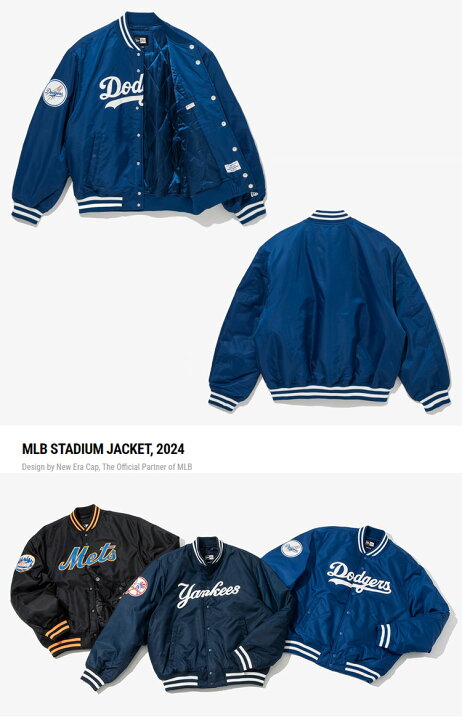 楽天市場】NEWERA ニューエラ スタジャン ブルゾン AP MLB STADIUM 