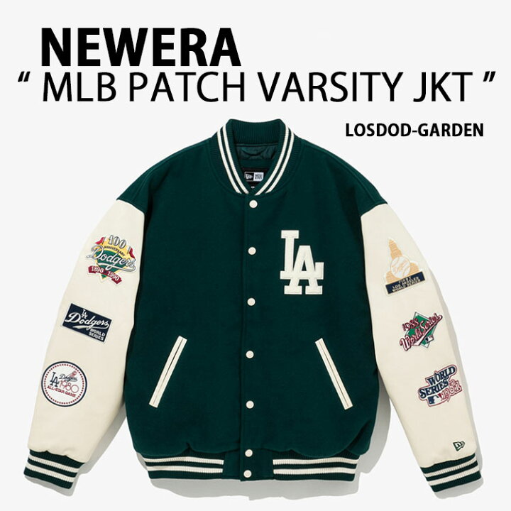 楽天市場】NEWERA ニューエラ スタジャン ブルゾン AP MLB PATCH 