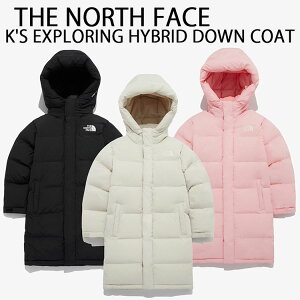 THE NORTH FACE m[XtFCX LbY _EWPbg K'S EXPLORING HYBRID DOWN COAT _ER[g t[ȟ^ BEIGE BLACK PINK S JWA Xg[g AEghA qp LbYp [Xp W