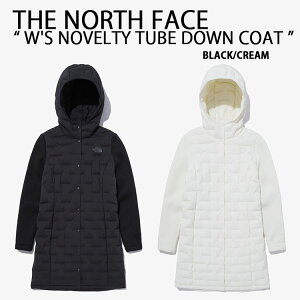 THE NORTH FACE m[XtFCX fB[X _ER[g W'S NOVELTY TUBE DOWN COAT _EWPbg t[ȟ^ BLACK CREAM _Ep[J[ `[u_E O_E x`R[g ubN NC1DN8