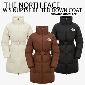 THE NORTH FACE m[XtFCX fB[X _EWPbg W'S NUPTSE BELTED DOWN COAT _ER[g kvV_E ~h BROWN SAND BLACK xgt_E NC1DQ85CA/B/C