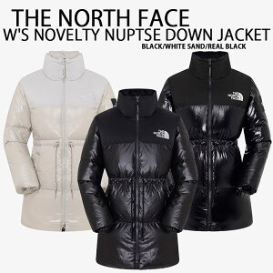 THE NORTH FACE m[XtFCX fB[X _EWPbg W'S NOVELTY NUPTSE DOWN PARKA kvV_E Ђ_E ~h BLACK WHITE  ObV[ NJ1DQ87L/K/J