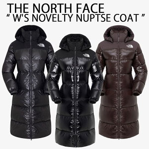THE NORTH FACE m[XtFCX fB[X _ER[g W'S NOVELTY NUPTSE DOWN COAT O_E kvV_E BLACK BROWN ObV[  ubN uE NJ1DQ90J/K/L