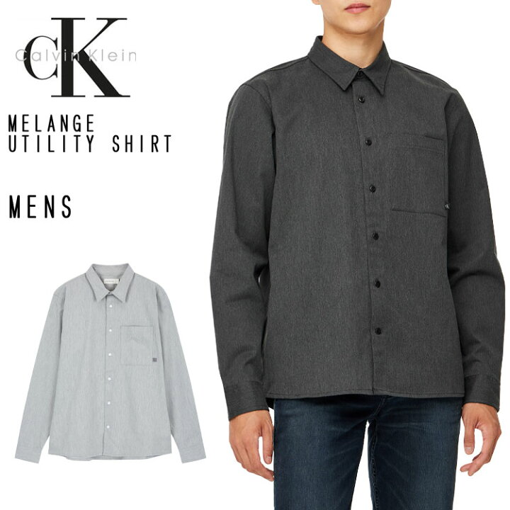 楽天市場】Calvin Klein カルバンクライン ネルシャツ MENS MELANGE 
