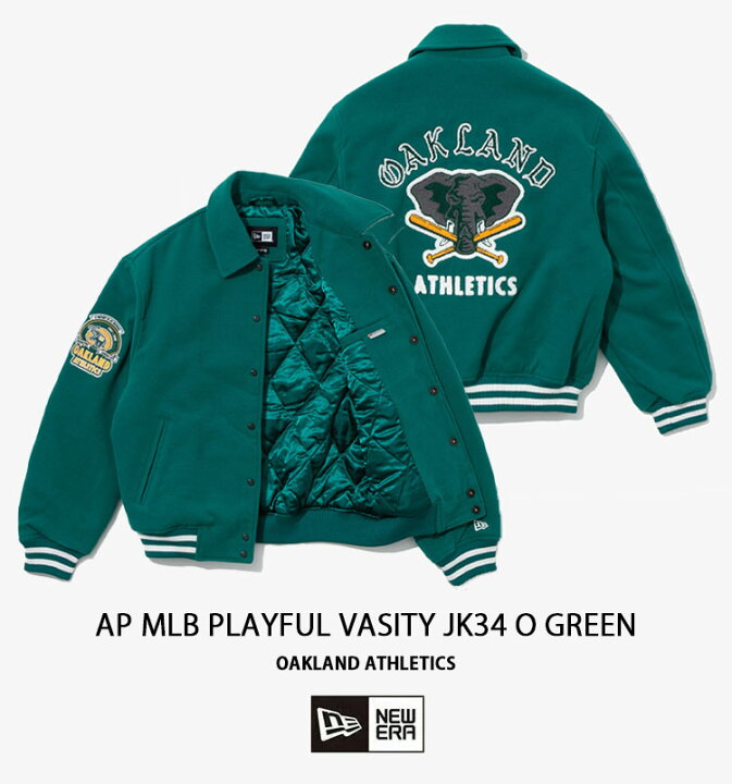 楽天市場】NEWERA ニューエラ スタジャン ブルゾン AP MLB PLAYFUL 