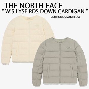 THE NORTH FACE m[XtFCX fB[X _EWPbg W'S LYSE RDS DOWN CARDIGAN _E J[fBK LIGHT BEIGE GRAY m[J[[WPbg LeBOWPbg Cgx[W OCbV