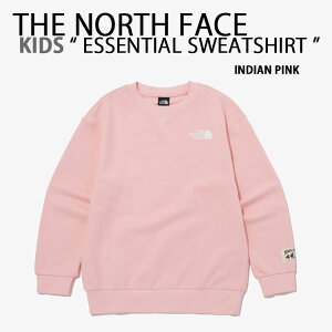 THE NORTH FACE m[XtFCX LbY XEFbg g[i[ K'S ESSENTIAL SWEATSHIRT LbYXEFbg PINK XEFbg TCY qp WjAp [Xp NM5MP50T