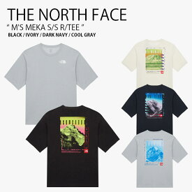 THE NORTH FACE ノースフェイス Tシャツ M'S MEKA S/S R/TEE メカ ショートスリーブ ラウンドネック ティーシャツ 半袖 カットソー ルーズフィット ブラック アイボリー ネイビー グレー メンズ レディース 男性用 女性用 男女共用 NT7UR06A/B/C/D【中古】未使用品