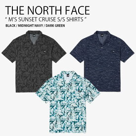 THE NORTH FACE ノースフェイス カジュアルシャツ M'S SUNSET CRUISE S/S SHIRTS サンセット クルーズ ショートスリーブ シャツ ナイロンシャツ 半袖 ルーズフィット ブラック ネイビー グリーン メンズ レディース 男性用 女性用 男女共用 NH8SQ14A/B/C【中古】未使用品