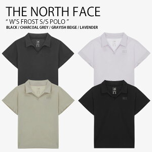 THE NORTH FACE m[XtFCX fB[X |Vc W'S FROST S/S POLO EBY tXg V[gX[u |  S JWA ItBX St ubN O[ x[W p[v 