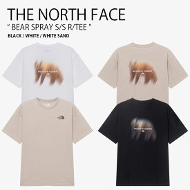 THE NORTH FACE ノースフェイス Tシャツ BEAR SPRAY S/S R/TEE ベア スプレー ショートスリーブ ラウンドネック ティーシャツ 半袖 カットソー ロゴ カジュアル ストリート WHITELABEL メンズ レディース 男性用 女性用 男女共用 NT7UR10J/K/L【中古】未使用品