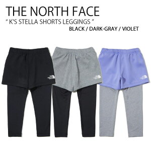 THE NORTH FACE �m�[�X�t�F�C�X �L�b�Y ���M���X K'S STELLA SHORTS LEGGINGS �L�b�Y �X�e�� �V���[�c ���M���X �u���b�N �O���[ �p�[�v�� ���̎q �j�̎q �q���p NF6KK50S/T/U