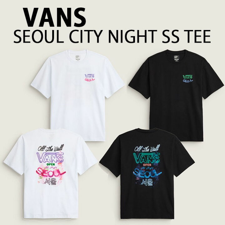 楽天市場】VANS バンズ 韓国限定 Tシャツ ネオンサイン SEOUL CITY 
