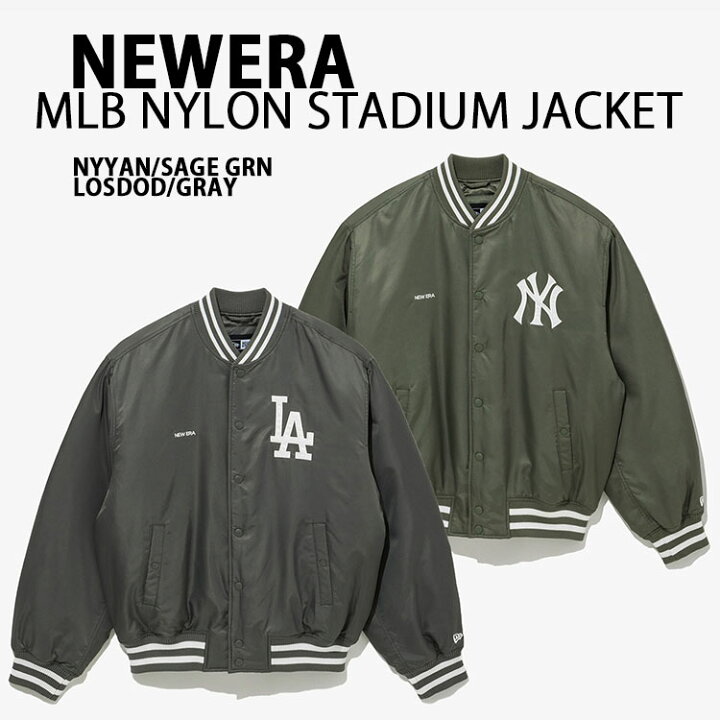 楽天市場】NEWERA ニューエラ スタジャン ブルゾン ナイロン AP MLB 