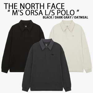 THE NORTH FACE m[XtFCX XEFbgVc M'S ORSA L/S POLO I OX[u |Vc  JWA BLACK GRAY OATMEAL Y fB[X NT7QR68A/B/C