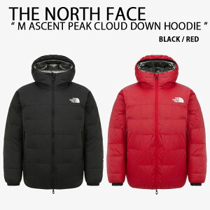 THE NORTH FACE �m�[�X�t�F�C�X �_�E���W���P�b�g M ASCENT PEAK CLOUD DOWN HOODIE �A�Z���g �s�[�N �N���E�h �_�E���t�f�B�[ BLACK RED �p�[�J�[ �t�[�h�t�� �����Y ���f�B�[�X NJ1DR01A/B