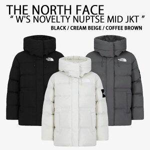 THE NORTH FACE m[XtFCX zCg[x fB[X _EWPbg W'S NOVELTY NUPTSE MID JACKET RDS kvV_E WHITELABEL ~h t[hO BLACK BEIGE BROWN NJ1DR88J/K/L