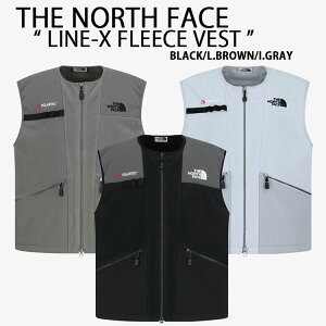 THE NORTH FACE m[XtFCX xXg t[XxXg LINE-X FLEECE VEST POLARTECn |[ebNt[X BROWN BLACK GRAY [YtBbg Y fB[X NV4FR50K/J/L