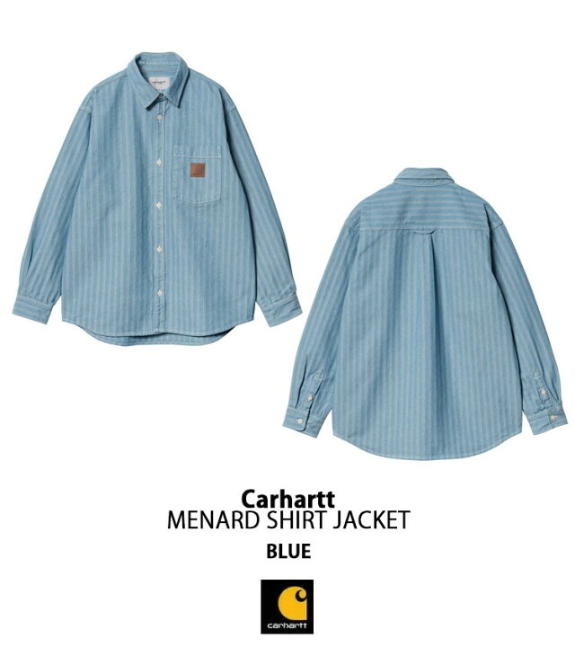 楽天市場】CARHARTT カーハート ジャケット MENARD SHIRT JACKET BLUE 
