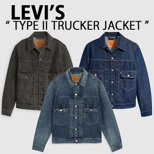 LEVIS ���[�o�C�X�g���b�J�[�W���P�b�g TYPE 2 TRUCKER JACKET A7632 �f�j���W���P�b�g INDIGO �C���f�B�S BLACK �u���b�N ���B���e�[�W���f�� ���^���{�^�� �����Y ���f�B�[�X