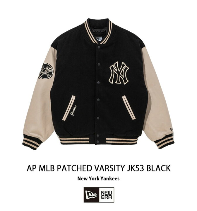 楽天市場】NEWERA ニューエラ スタジャン ブルゾン AP MLB PATCHED 