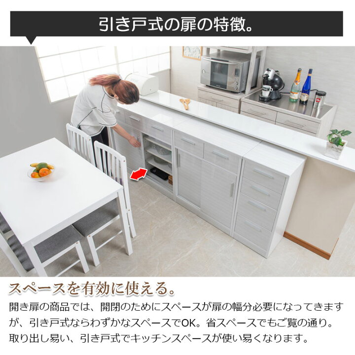 楽天市場 Monokuro 幅70 5 奥行30 5 高さ86 5 ホワイト 完成品 引戸 引き戸 キッチン キャビネット 本棚 リビング収納 棚 北欧 間仕切り 収納 引出し付きカウンター下収納 おしゃれ 収納棚 インダストリアル 食器棚 カウンター下収納 E Net A Furniture
