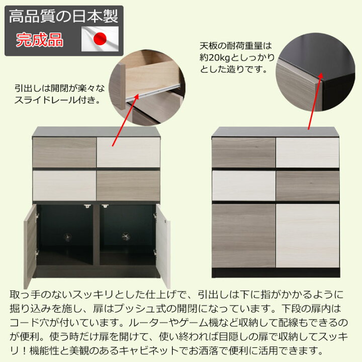 楽天市場】人気商品から新タイプ追加【Figo】幅70 奥行39 高さ77.5cm 