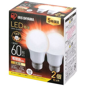 ACXI[}(IRIS OHYAMA) LEDd a26mm Lz 60W` dF 2pbN Ή LDA7L-G-6T62P
