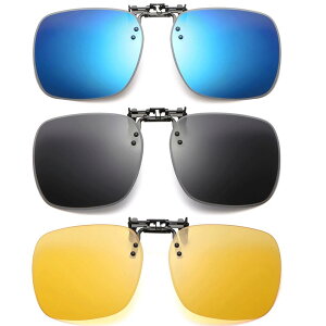 FRAZALA NbvI Ό TOX ˏグ OJbg UV400 O|NbvTOX O̊p jp (Blue + Grey + Yellow)