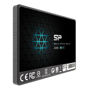 SP Silicon Power VRp[ SSD 512GB 3D NAND̗p SATA3 6Gb/s 2.5C` 7mm PS4mF A55V[Y SP512GBSS3A55S25