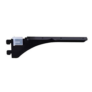 和気産業(Waki Sangyo) 1X4ピラシェル棚受 棚受け金具 黒 1X4材 2枚用 右 ピラシェルシリーズ 棚板 収納 壁 WPS007 1枚入