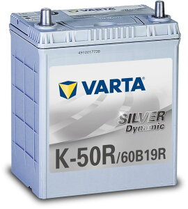 o^ VARTA Silver Dynamic K-50R60B19R Yԗpobe[ AChOX/[d/W EeiXt[ K-42R݊
